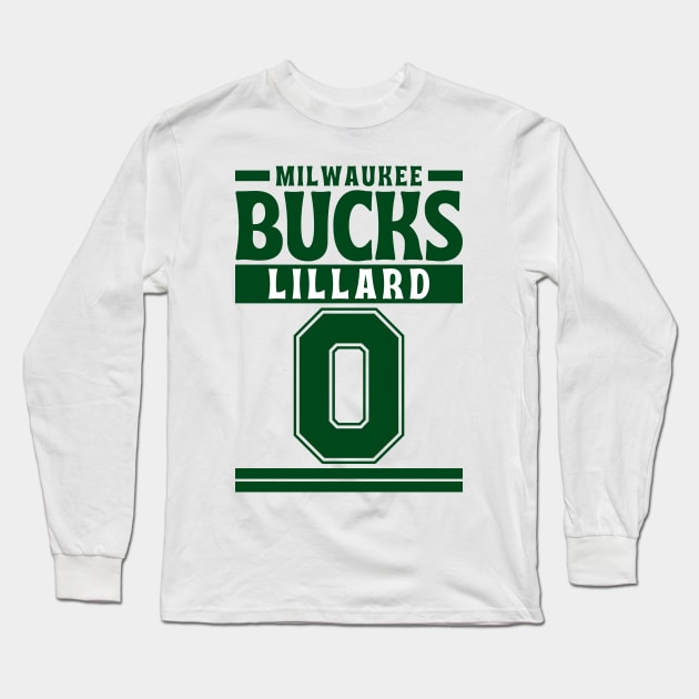 Milwaukee Bucks Lillard 0 Limited Edition Long Sleeve T-Shirt by Astronaut.co